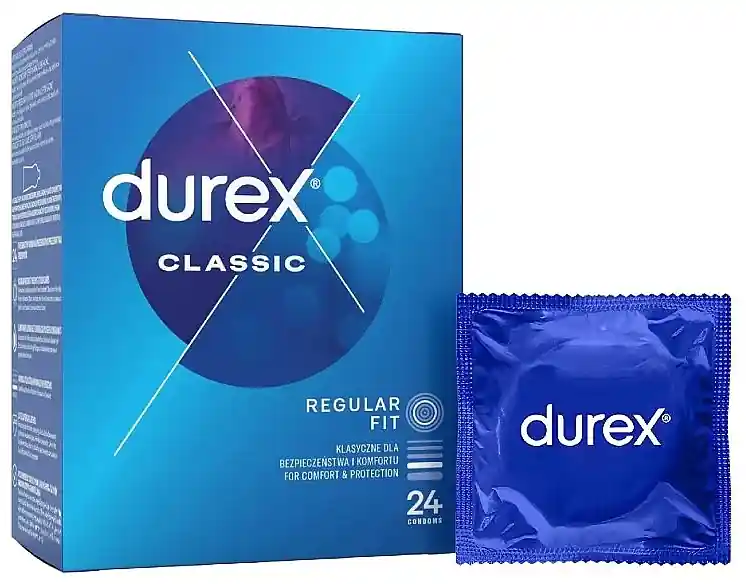 Latex Condoms with Silicone Lubricant, 24 pcs. - Health & Care
