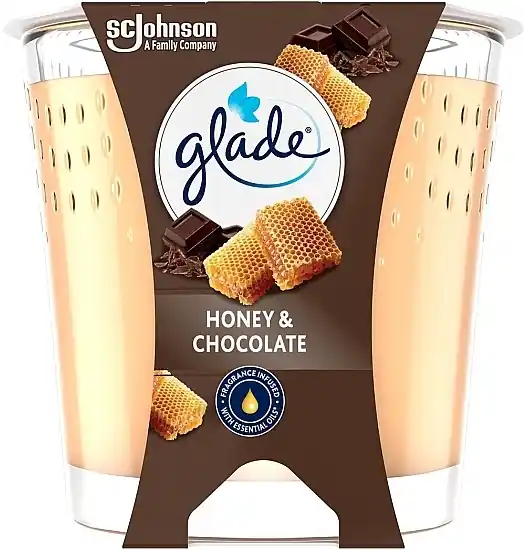 Honey & Chocolate Scented Candle - Bath and Body