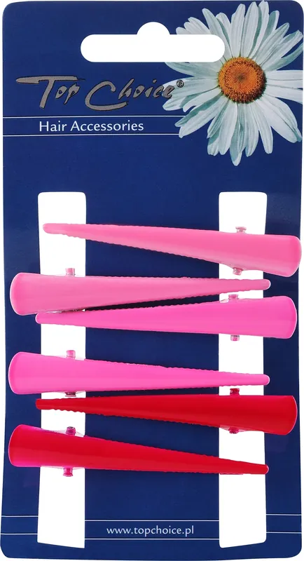 Hair Claws, 25006, pink and red - Accessories