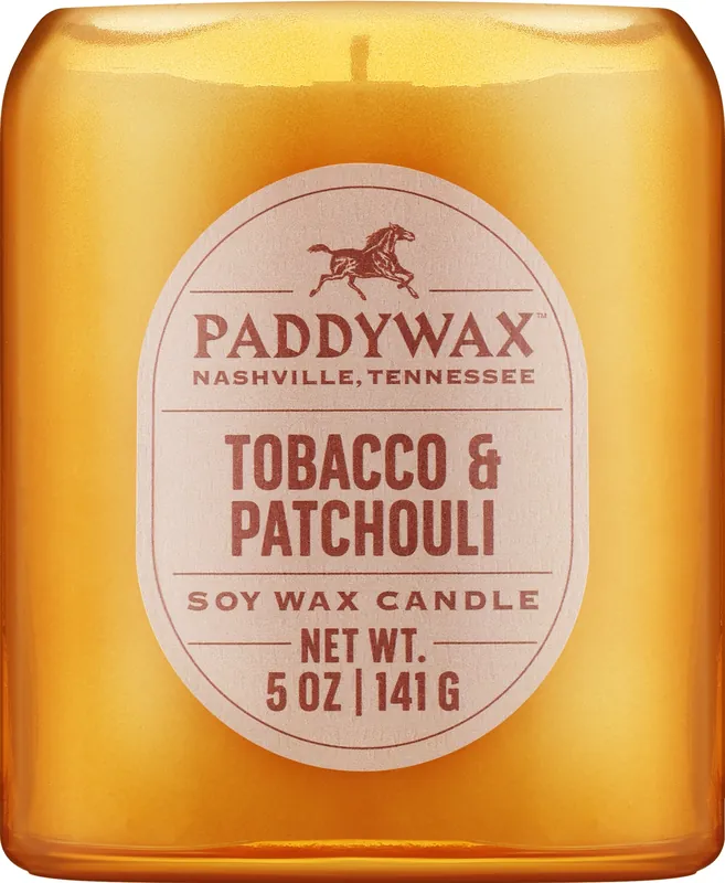 Tobacco & Patchouli Scented Candle - Bath and Body
