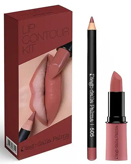 Diego Dalla Palma Lip Contour Kit 505 (lipstick/4g + lip/pencil/1.1g) - Makeup