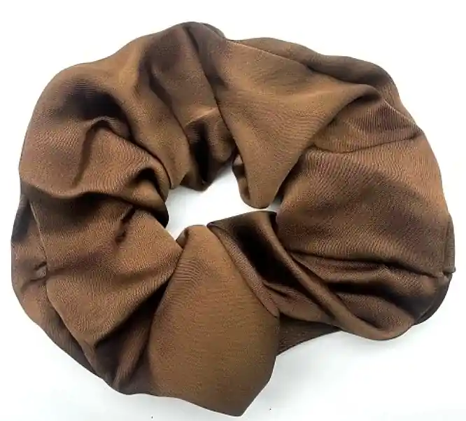 Satin Scrunchie, chocolate - Accessories