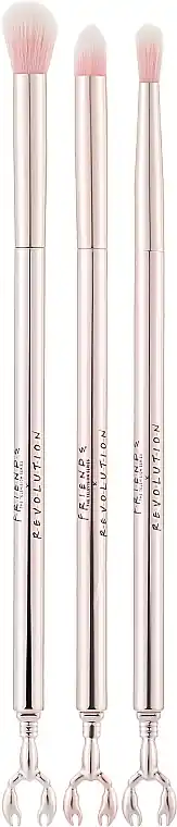 Makeup Brush Set in Makeup Bag, 3 pcs - Accessories