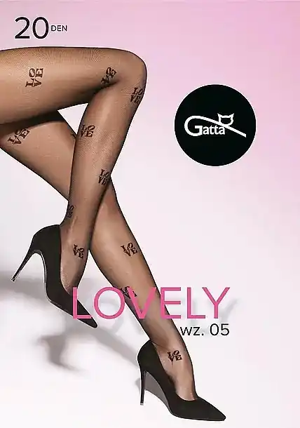 Tights 'Lovely 05' 20 Den, nero - Clothes