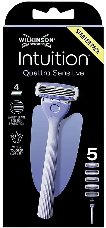 Razor + 5 replacement shaving cartridges - Bath and Body