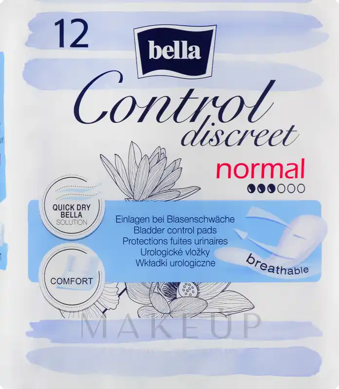 Women Bladder Control Pads, 12 pcs - Bath and Body