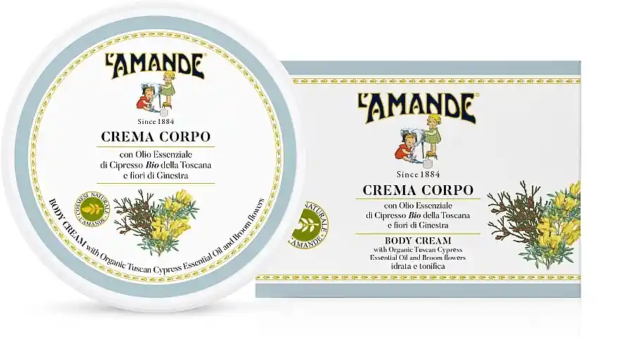 Moisturizing & Toning Body Cream 'Tuscany Cypress & Broom Flowers' - Bath and Body