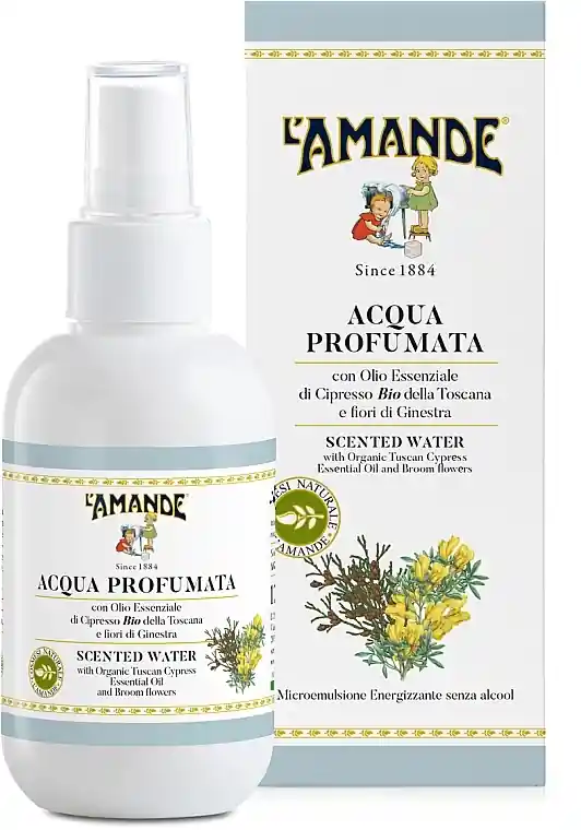Tuscany Cypress & Broom Flowers Organic Aromatic Water - Perfume