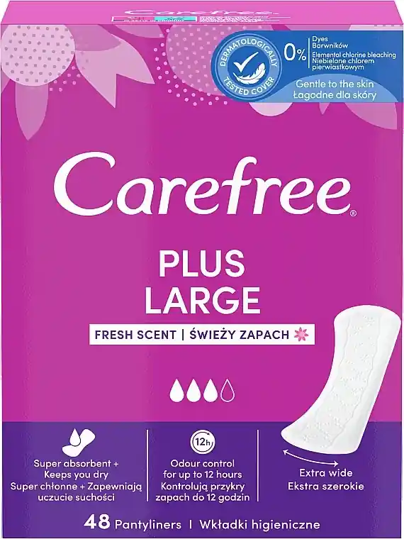 Panty Liners, 48pcs - Bath and Body