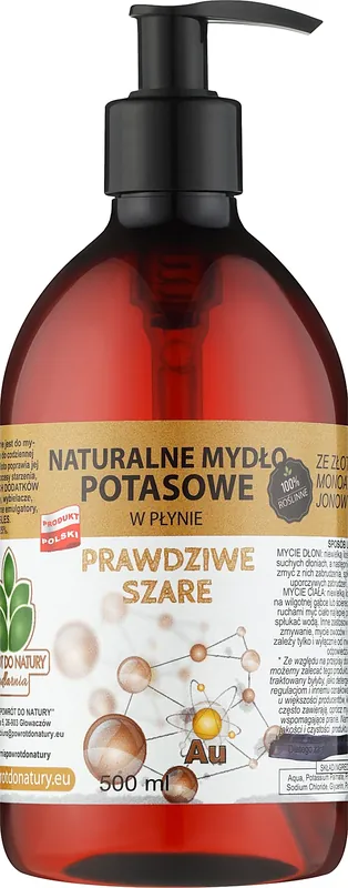 Potassium Liquid Soap "Colloid Gold" - Bath and Body