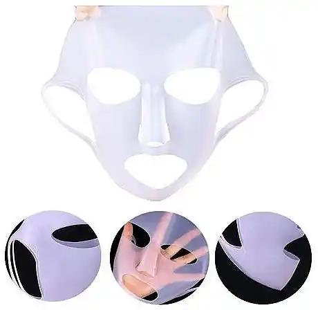 Silicone Mask for Cosmetic Procedures, white - Skin Care Products