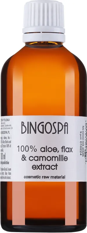 Aloe, Flax and Chamomile Extract 100% - Bath and Body