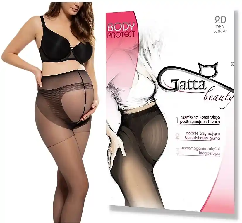 Tights "Body Protect" 20 Den, black - Clothes