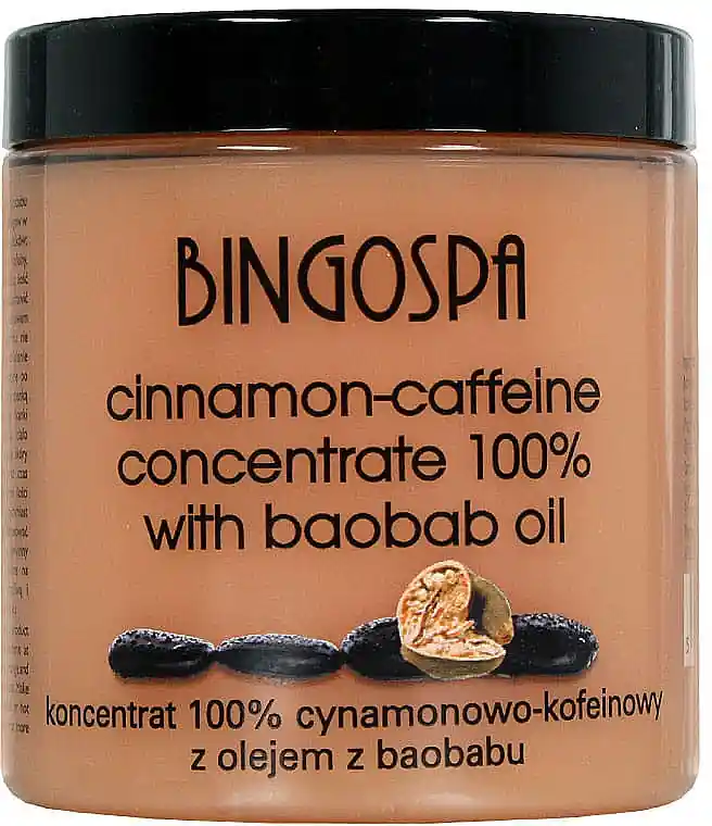 Cinnamon and Caffeine Concentrate with Baobab Oil - Bath and Body