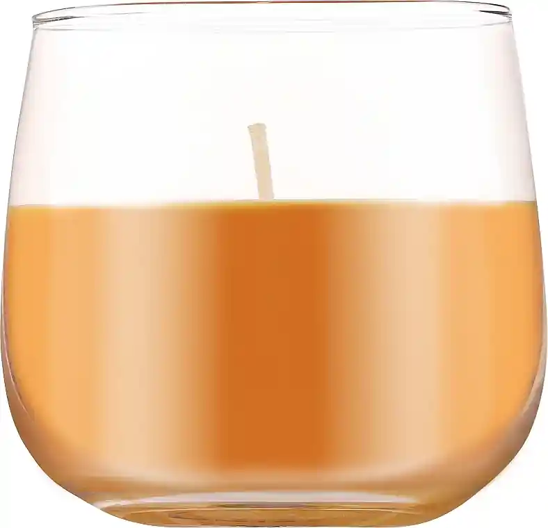 Vanilla & Orange Scented Candle in Glass - Bath and Body