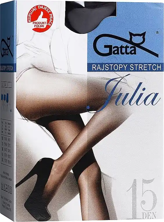 Tights 'Julia Stretch' 15 Den, graphite - Clothes