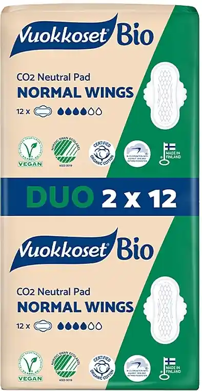 Sanitary Pads with Wings, 24 pcs. - Bath and Body