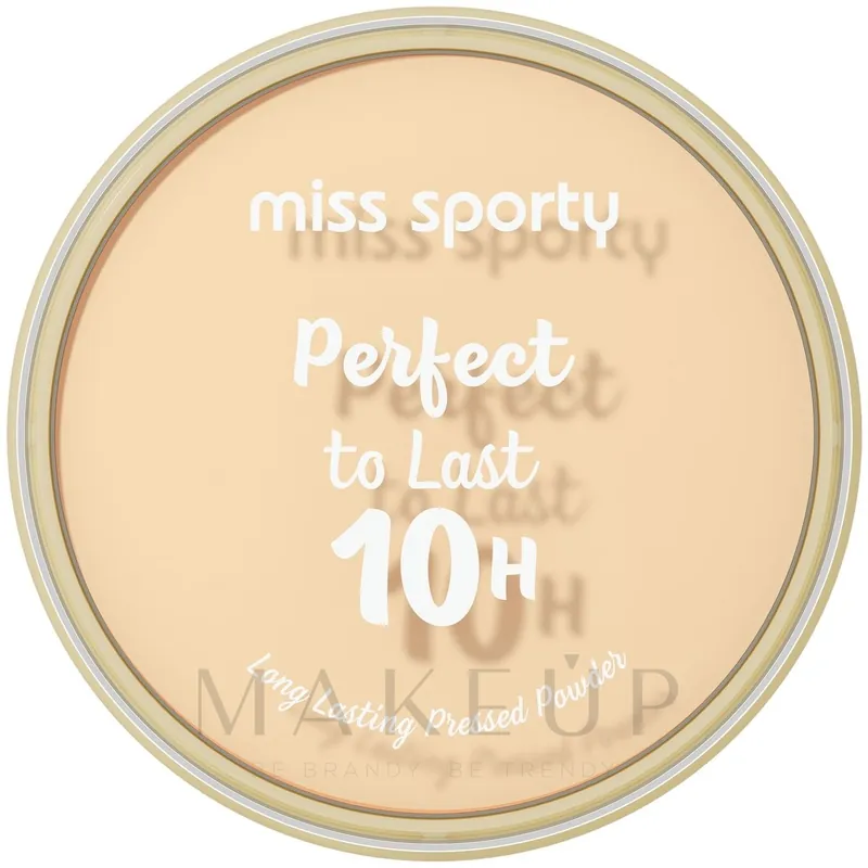 Miss Sporty Perfect To Last 10H Long Lasting Pressed Powder - Makeup