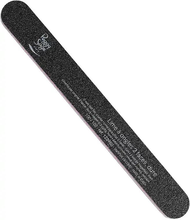 Double-Sided Nail File 100/100, black