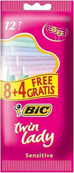 Twin Lady Women Razor , 12 pcs - Bath and Body