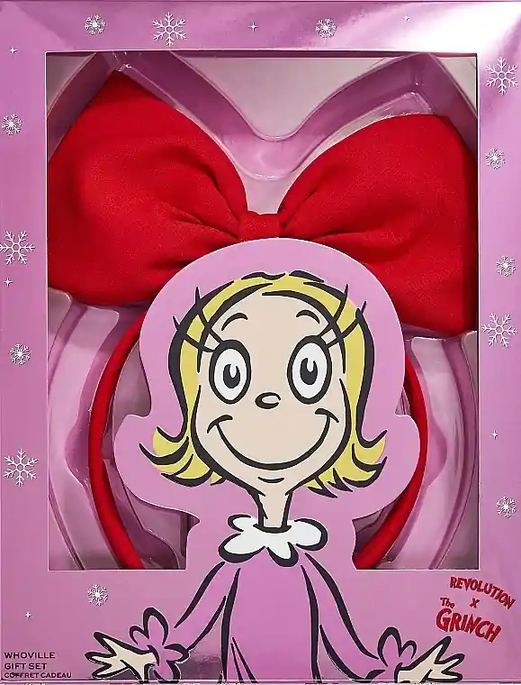 Makeup Revolution The Grinch x Revolution Whoville Gift Set (tint 3,2 ml + blush 2 g + acc 1 pc)