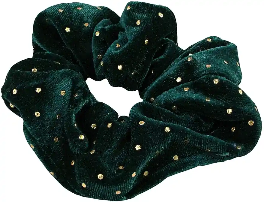Hairband, green with gold 11 cm - Accessories