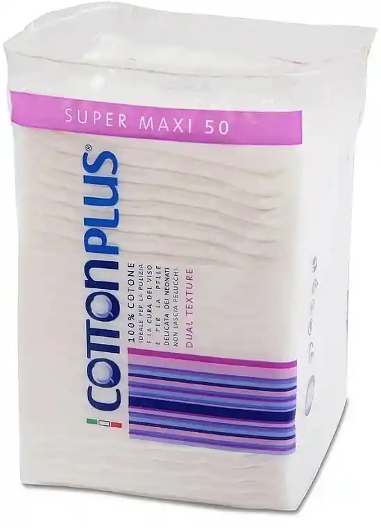 Cotton Pads, Square, 50 pcs - Accessories