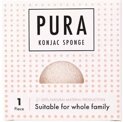 Konjac Sponge, white - Accessories