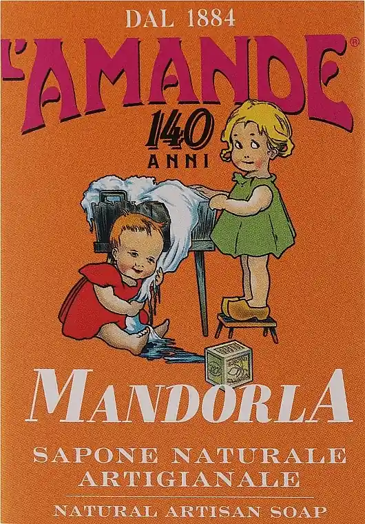 Natural Handmade Nourishing Solid Soap 'Almond' - Bath and Body