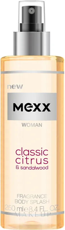 Mexx Woman Classic Citrus & Sandalwood Body Splash - Bath and Body