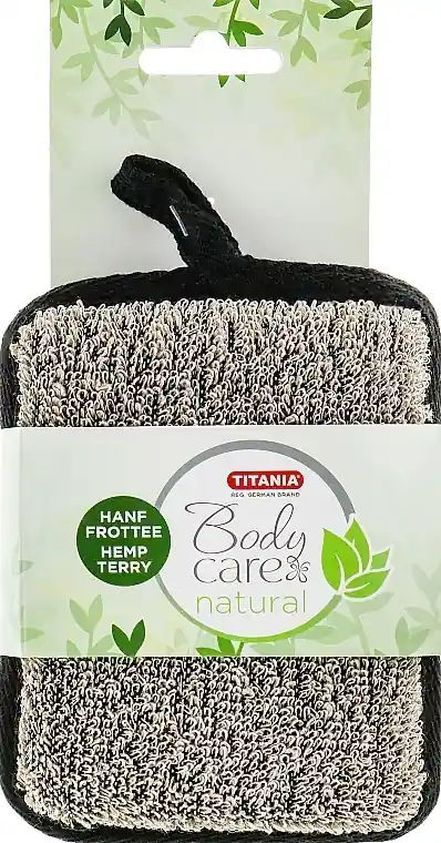 Massage Bath Sponge, black - Accessories