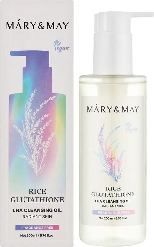 Cleansing Face Oil with Rice Glutathione LHA - Skin Care Products