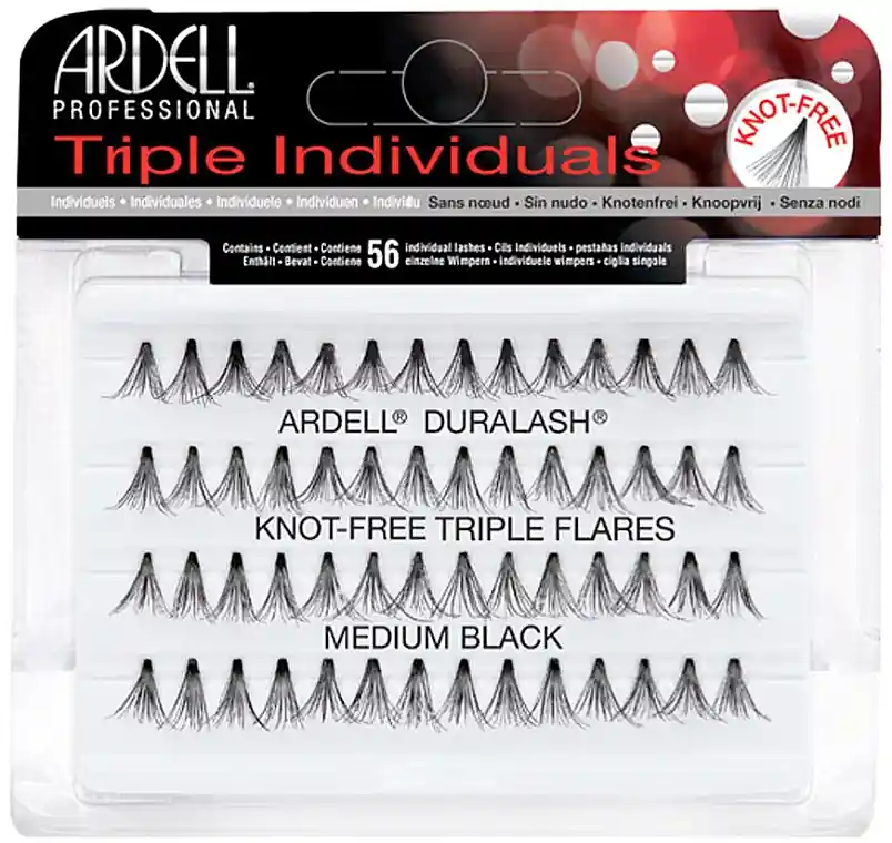 Ardell Triple Individual Medium Black - Makeup