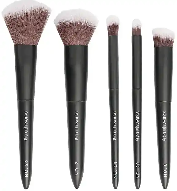 Travel Makeup Brush Set, 5 pcs. - Accessories