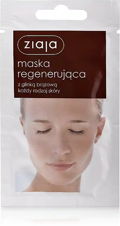 Facial Mask "Regenerating" with brown clay - Skin Care Products