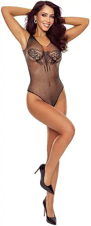 Bodystocking, BS109, black - Clothes