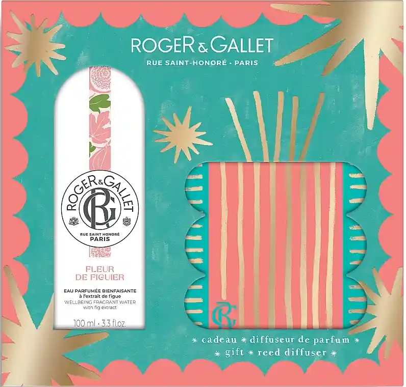 Roger&Gallet Fleur de Figuier Christmas Set (f/water/100ml + diffuser/25ml) - Perfume