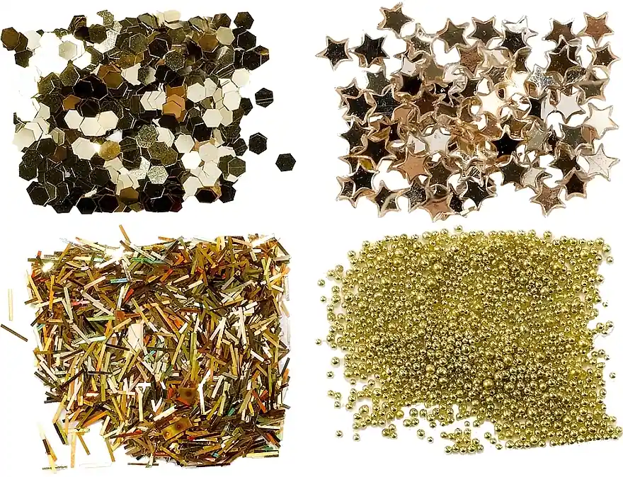 Peggy Sage Nail Glitter Mini Kit Or - Makeup