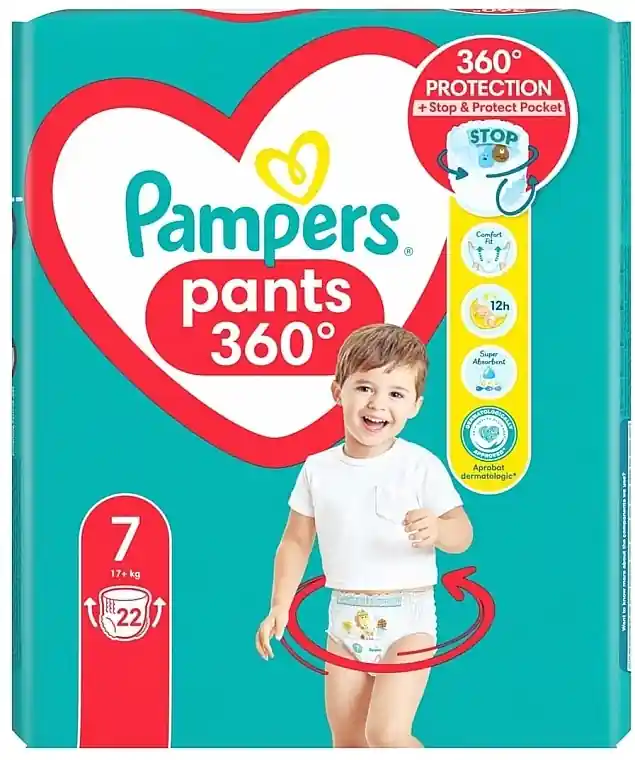 Pants Diapers, size 7, 15+ kg, 22 pcs. - Health & Care
