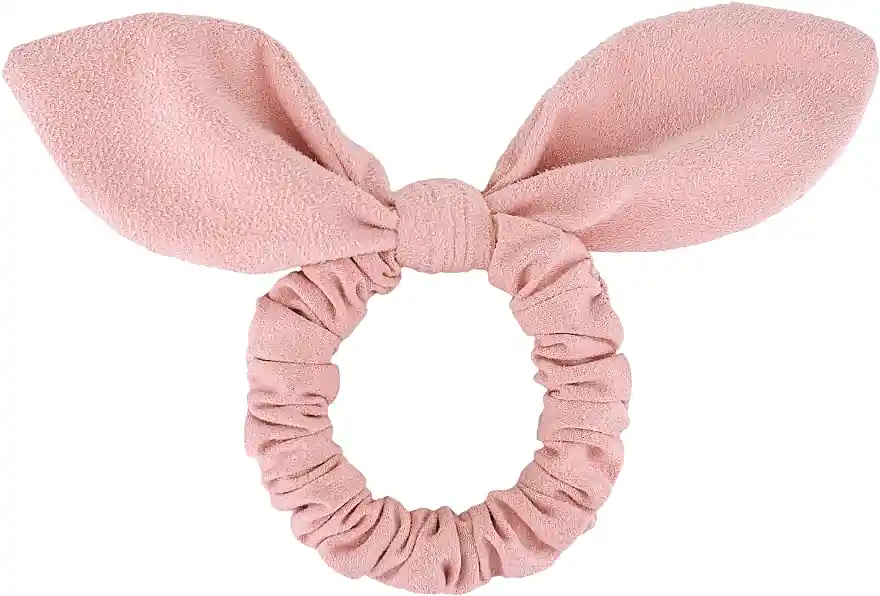Suede Hair Tie with Ears 'Bunny', beige - Accessories