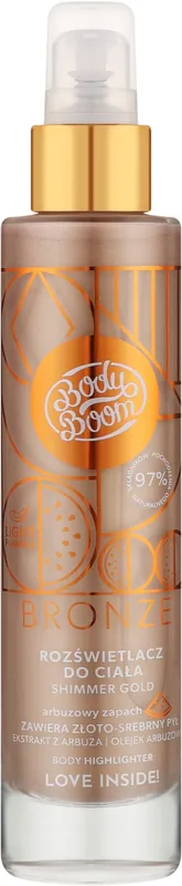 BodyBoom Bronze Shimmer Gold 97% Ingredients Of Natural Origin - Makeup