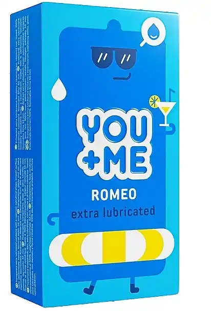 Latex Condoms with Extra-Lubricant, 12 pcs.