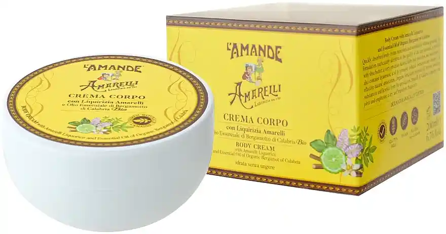 Nourishing & Moisturizing Body Cream 'Calabria Liquorice & Bergamot' - Bath and Body