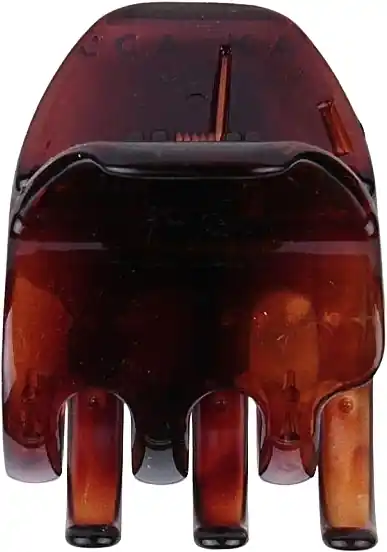 Brown Square Claw Clip, small - Accessories