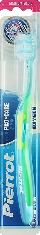 Medium Toothbrush, blue and yellow - Bath and Body
