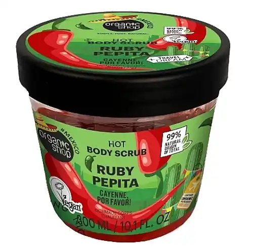 Body scrub with warming cayenne pepper - Bath and Body