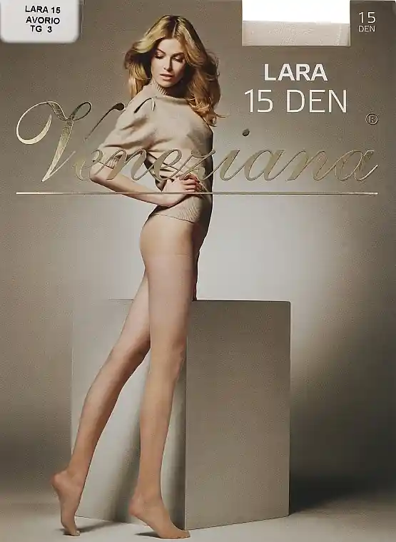 Women's Tights "Lara", 15 Den, avorio - Clothes