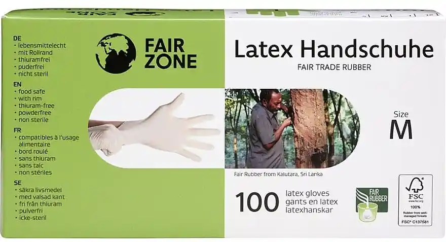 Non-Sterile Non-Powdered Latex Gloves, size M
