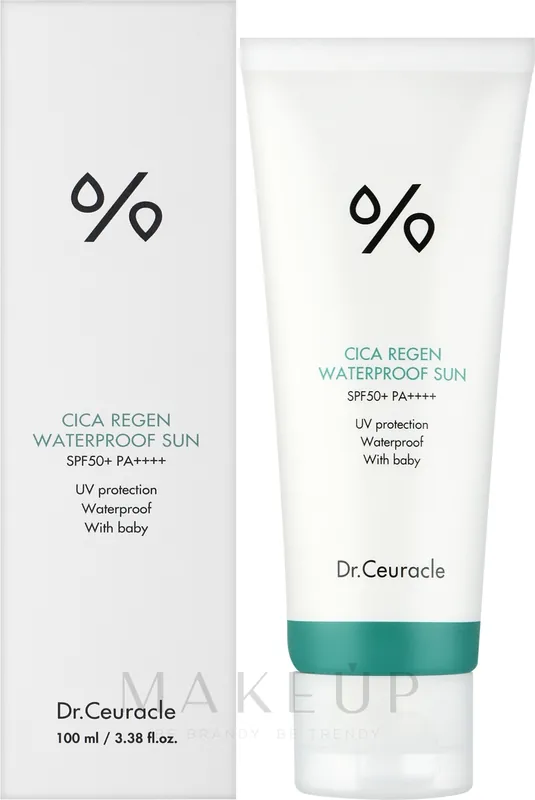 Waterproof Face Sunscreen with Centella Asiatica Extract - Skin Care Products