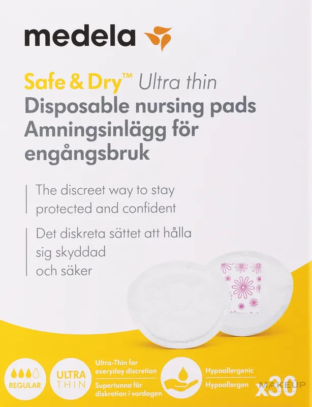 Disposable Breast Pads, 30 pcs - Bath and Body